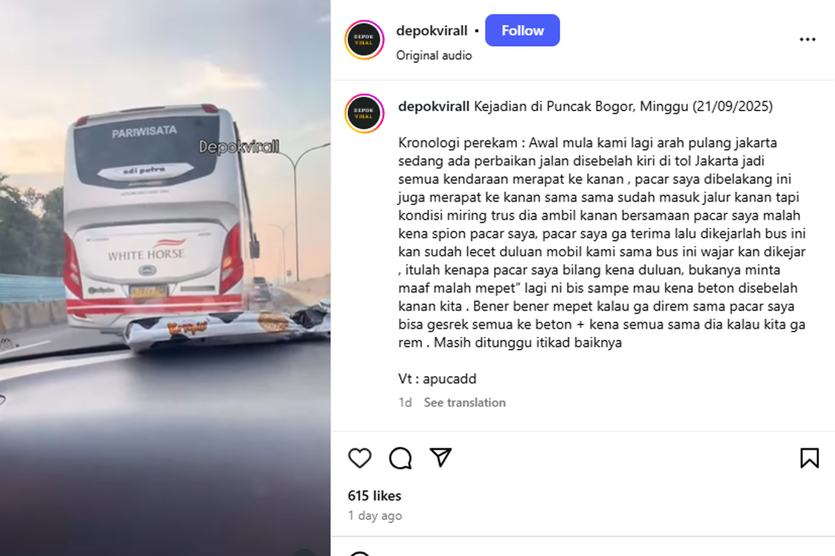 Insiden Bus White Horse Di Tol: Manajemen Angkat Bicara