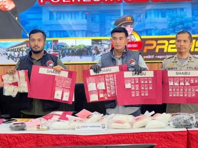 Polresta Sidoarjo Sikat 76 Pengedar Narkoba (1,5 Bulan)