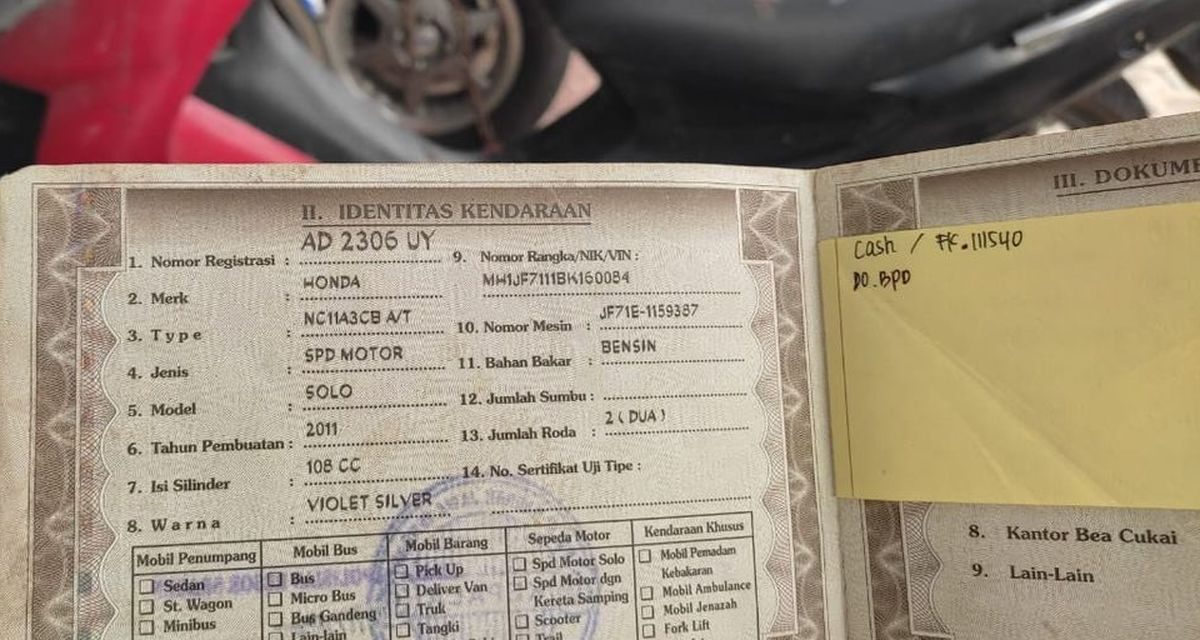 Jangan Ketipu! Ini Trik Cek Keaslian BPKB